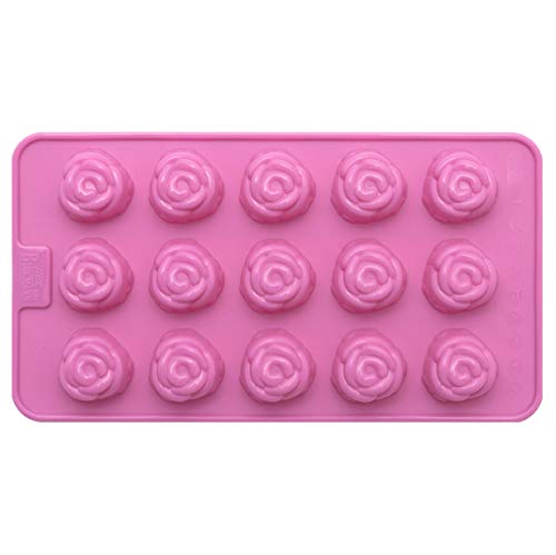 Pralinen- & Schokoladenförmchen: Silikon, Rose