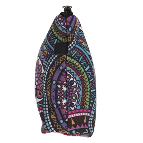 PREMYO Neceser de Maquillaje Estuche Escolar Pochette para Cosméticos Bolsa de Aseo Pequeña Práctico Estampado Impresión Diseño Mandala
