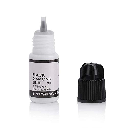 Profesional Negro Pestañas Falsas Extensión Injerto Pegamento Adhesivo Pestañas Herramienta de Maquillaje(schwarz Flasche (kein Geruch, keine Stimulation))