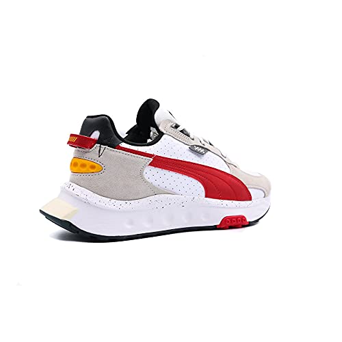 Puma Ferrari Wild Rider, Zapatillas Deportivas Unisex Adulto, White Ross, 45 EU