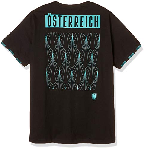 PUMA Öfb Ftblculture tee Camiseta, Hombre, Puma Black, S