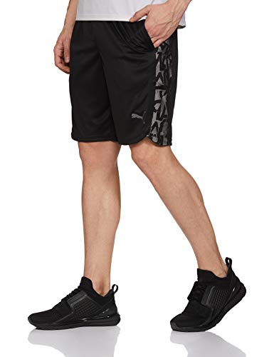 PUMA Power Vent Short Pantalones Cortos, Hombre, Black White, XL