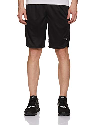 PUMA Power Vent Short Pantalones Cortos, Hombre, Black White, XL