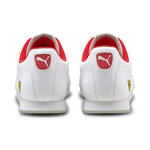 PUMA Scuderia Ferrari Roma Via Motorsport Men's Shoes, White, 13 M
