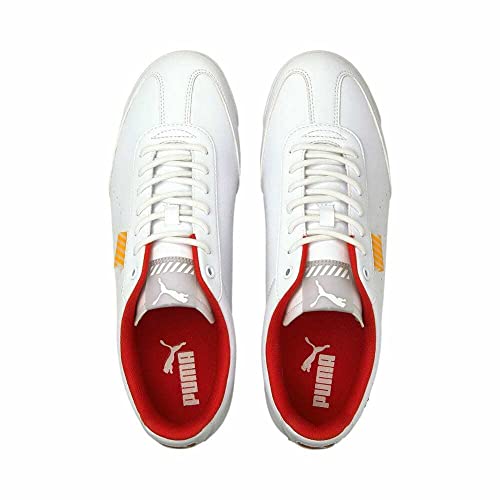 PUMA Scuderia Ferrari Roma Via Motorsport Men's Shoes, White, 13 M