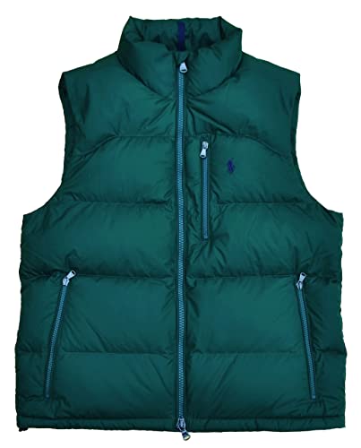 Ralph Lauren - Chaleco Acolchado de plumón, Color Verde Verde/Verde. S