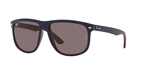 Ray-Ban 0rb4147-65697n-56, Gafas Hombre, Matte BLU On Brown