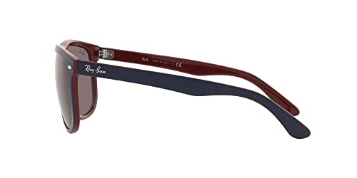Ray-Ban 0rb4147-65697n-56, Gafas Hombre, Matte BLU On Brown
