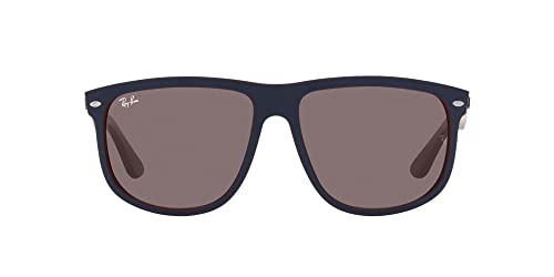 Ray-Ban 0rb4147-65697n-56, Gafas Hombre, Matte BLU On Brown