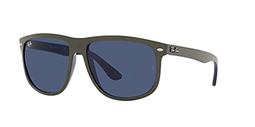 Ray-Ban 0RB4147-657080-56, Gafas Hombre, Matte Green On BLU