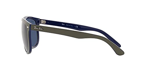 Ray-Ban 0RB4147-657080-56, Gafas Hombre, Matte Green On BLU