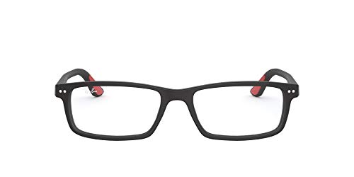 Ray-Ban 0rx 5277 2077 52 Monturas de Gafas, Sandblasted Black, Hombre