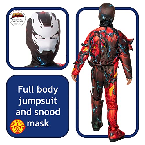 Rubie's Marvel Spider-Man - Disfraz de hombre de hierro venomizado de lujo para niño, talla grande
