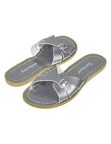 Sandalias lisas Salt Water Slides, (plata), 37 EU