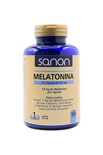 SANON Melatonina de 545 mg, 225 cápsulas