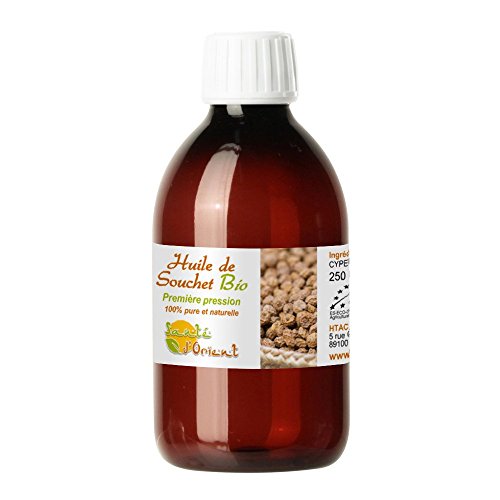 Sante Orient Aceite de chufa bio, retrasa el crecimiento del vello y lo afina, 250 ml