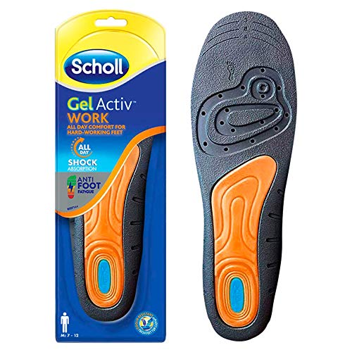 Scholl Active Plantillas de Gel, para Hombre, 40 - 46.6 EU
