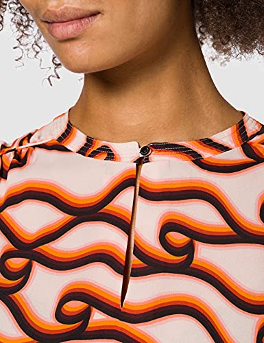 Scotch & Soda Top mit Print und Paspelierung Blusas, Combo D 0220, L para Mujer