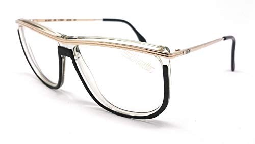 Silhouette Gafas de vista para mujer M 1223/20 V 2924 negro oro Calibre 55 vintage