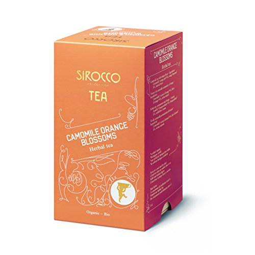 Sirocco Tea (Switzerland) - Organic Camomile Orange Blossoms (Flores de Naranja y manzanilla) - 20 Sobres