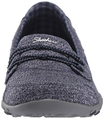 Skechers Zapatillas Breathe Easy-Good Influence para mujer, azul (Azul marino ), 36.5 EU