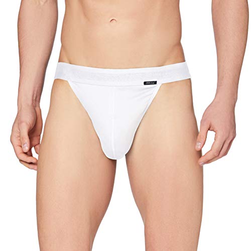 Skiny Herren Tanga Cotton Retro Bóxer, Weiß, L para Hombre