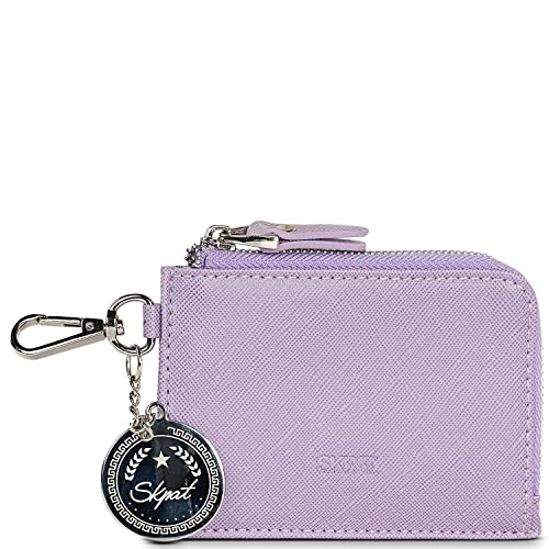SKPAT - Monedero, Llavero y Tarjetero para Hombre y Mujer de Piel Sintética Diseño Exclusivo de la Marca 311544, Color Malva