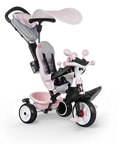 Smoby- Triciclo Baby Driver Confort Rosa (741501), Color