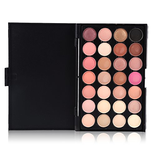 Sombra de Ojos Maquillaje Brillo Mate Paleta de Ojos Conjunto de Cosméticos 28 Colores Por Filfeel(#1)