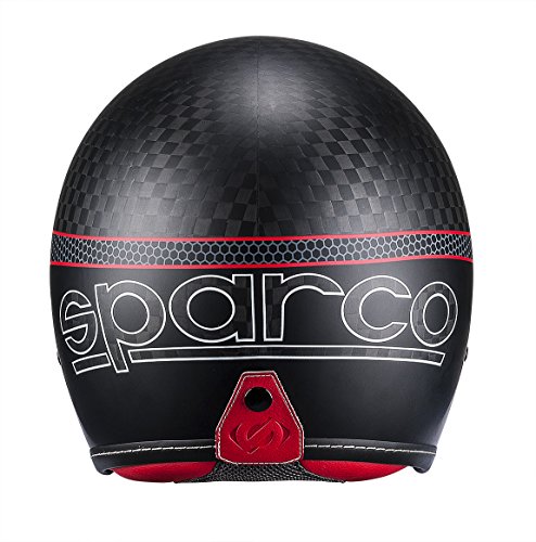 Sparco 0033413LNRRS Casco Cafe Racer, Carbon, L