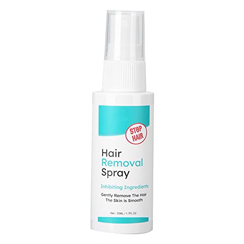 Spray depilatorio, inhibidor de pelo, spray para detener el crecimiento del cabello, inhibidor del crecimiento del cabello, depilatorios corporales, permanente indoloro para hombres, mujeres, piernas