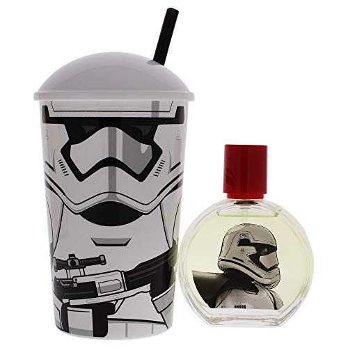 Star Wars Eau de Toilette y Vidrio de Plástico con Fantasía de Paja - 1 Pack