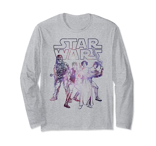 Star Wars Rebel Heroes Battle Galaxy Logo Manga Larga