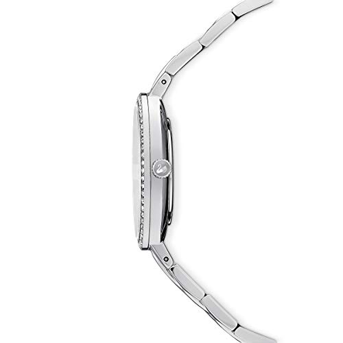 Swarovski Cosmopolitan Reloj, Brazalete de metal, Tono plateado, Acero inoxidable