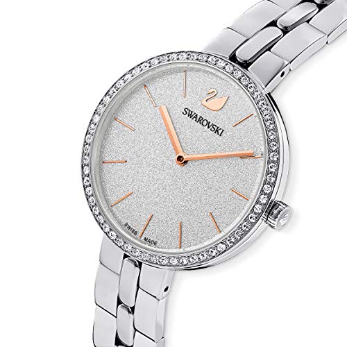 Swarovski Cosmopolitan Reloj, Brazalete de metal, Tono plateado, Acero inoxidable