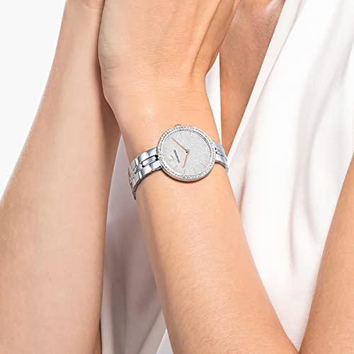 Swarovski Cosmopolitan Reloj, Brazalete de metal, Tono plateado, Acero inoxidable