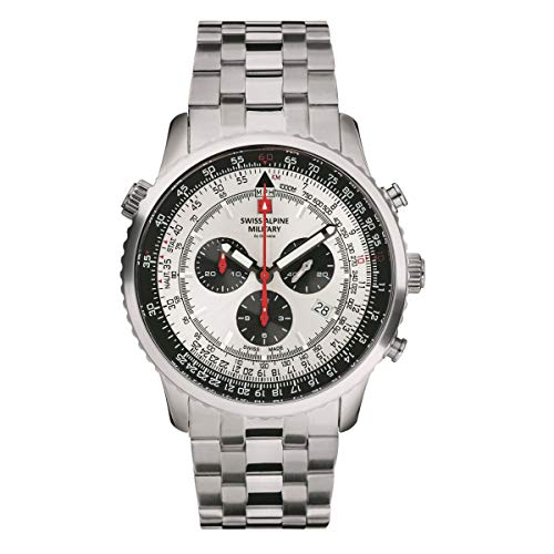 Swiss Alpine Military 7078.9132 chronograaf Heren horloge 45 mm