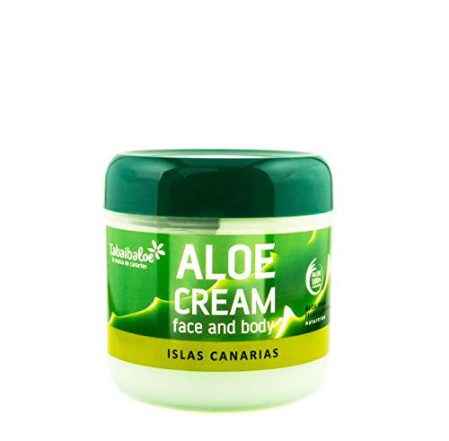 TABAIBA Aloe Vera Pack Crema Hidratante Aloe Vera y Gel de Ducha Aloe Vera Crema Facial y Corporal 300 ml y Gel de Baño 250 ml