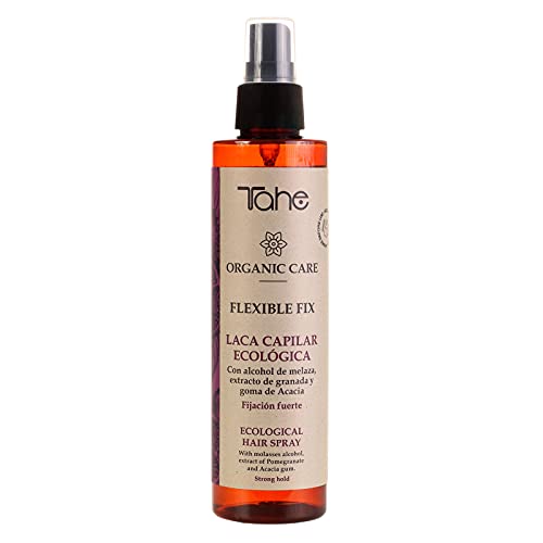 Tahe - Organic Care - Laca Capilar Ecológica Flexible Fix, 200 ml (200 ml - Fuerte)