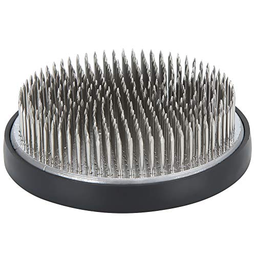 TAKE FANS Práctico Japonés Forma Redonda Flor Kenzan Arreglo Titular Aguja Pin Accesorios Acero Inoxidable Aguja