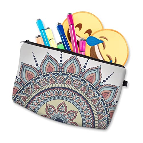 Teegxddy 1PCS Bolsa de cosméticos de lona, ​​Bolsa de cosméticos para mujeres, Bolsa de cosméticos, Bolsa de cosméticos impresa, Acondicionador de lavado de viaje