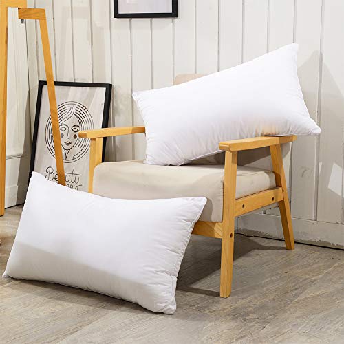 Tesosy Pack 4 Relleno de Cojín 45 X 45 cm Relleno de Fibra Virgen Hueca Siliconada Suaves y Indeformable, Relleno para Cojines de Sofá o Almohadones (45*45cm Pack 4)