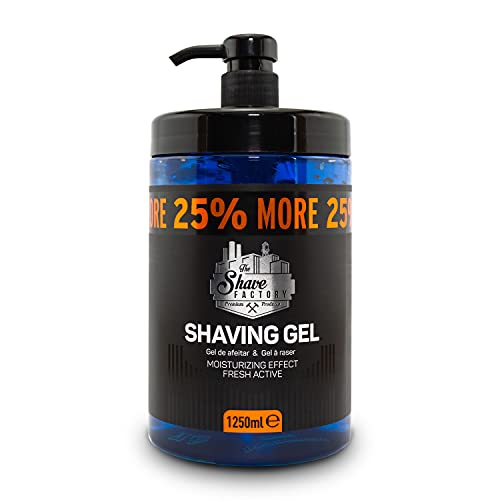 The Shave Factory Gel de Afeitado Hidratante y Refrescante 1250 ml