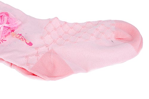 TININNA Pantalones elásticos,3 Pares Ballet Girl Patrón Caliente del Invierno de los Calcetines Largos de Las Polainas del algodón Rich Pantalones de Las Medias Pantimedias para niños bebés-M