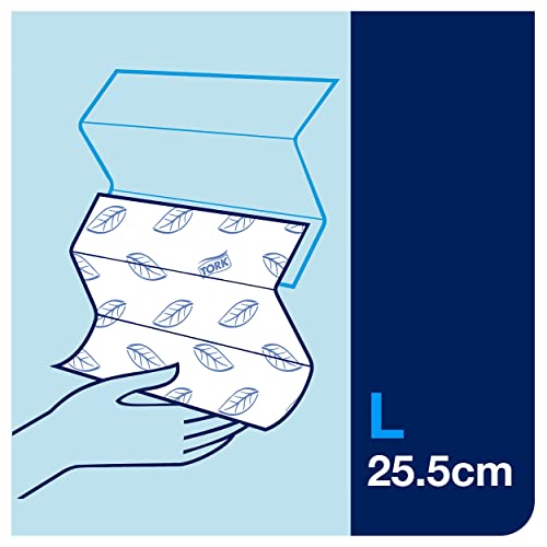 Tork 120289 Juego de Papel Plegadas en Z, Blanco, 180 Toallas, Caja de 21