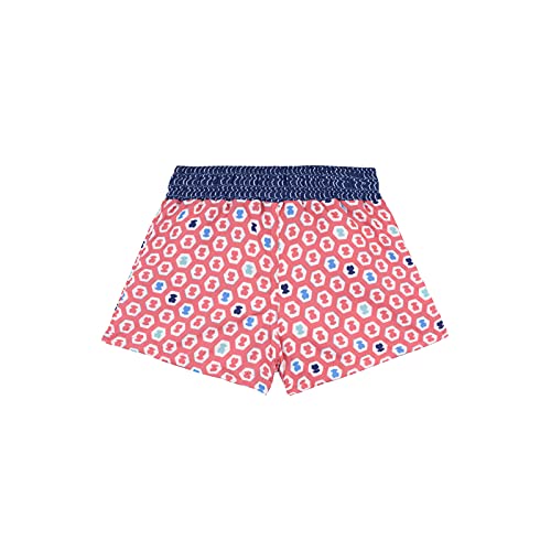 TOUS BABY - Bañador bóxer de Niño, con Estampado Exagon. (Coral, 12-18 Meses)