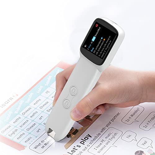 Traductor de Voz Instantáneo Portátil Pluma de Lectura de Traducción Escanear Texto Traducir Bolígrafo de Diccionario de Escaneo Inteligente Desconectado WiFi 111 Idioma
