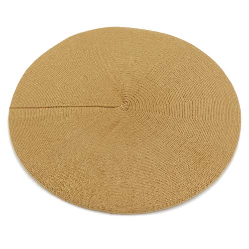 Umeepar Gorro de cachemira para mujer camel Talla única