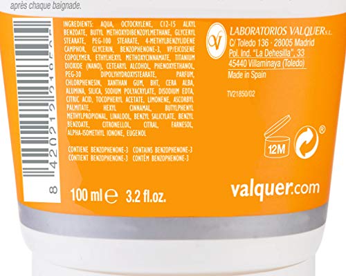 Valisol crema solar facial infantil SPF 50. Alta protección. Para toda la familia - 100 ml