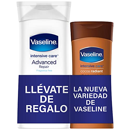 VASELINE LOCIÓN CORPORAL ADVANDCER REPAIR 400 ML + REGALO COCOA RADIANT 200 ML